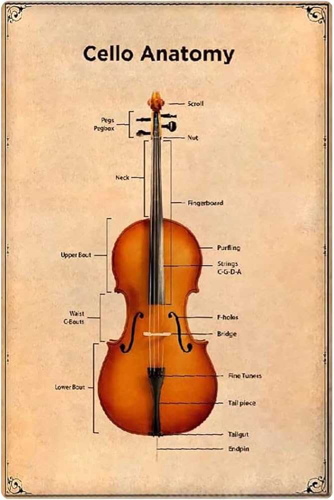 cello parts diagram