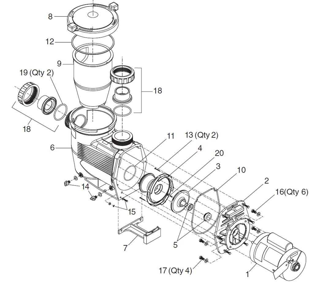 century centurion pool pump parts diagram