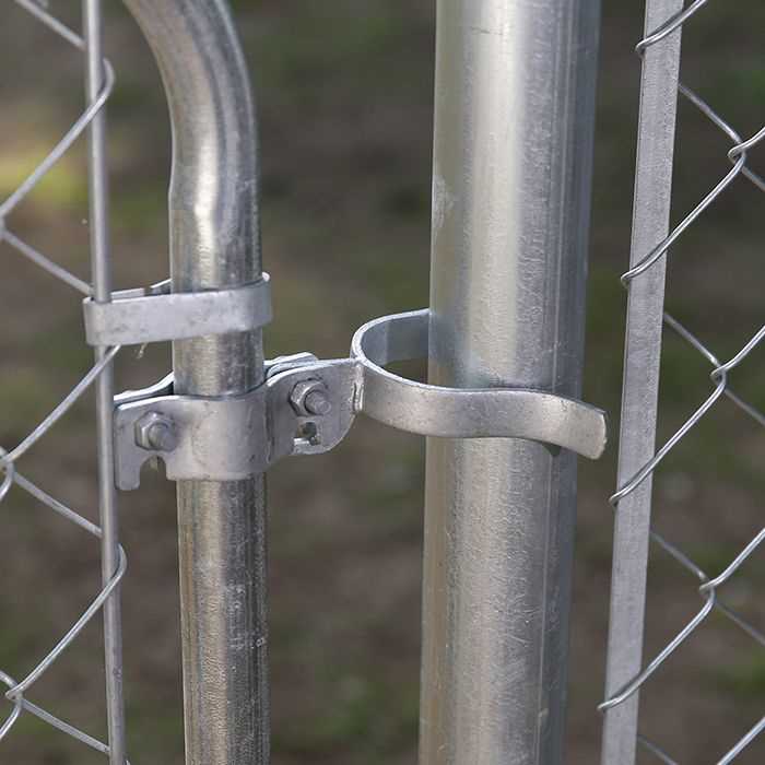 chain link fence gate parts diagram