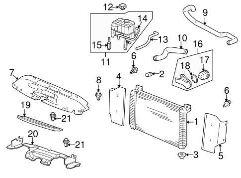 chevrolet avalanche parts diagram