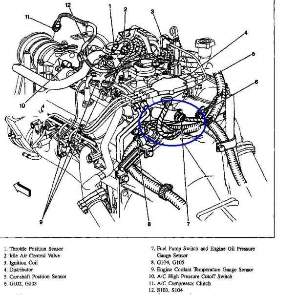 chevy 350 engine parts diagram