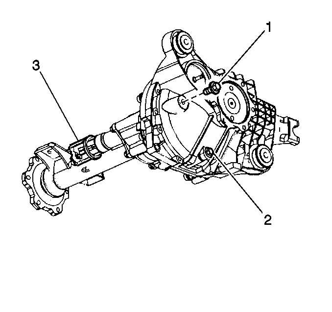 chevy front differential parts diagram