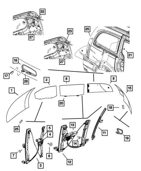 chrysler town and country parts diagram