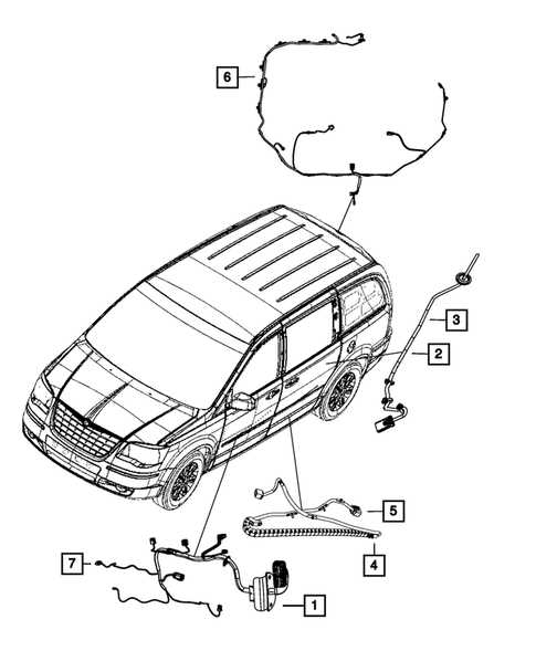 chrysler town and country parts diagram