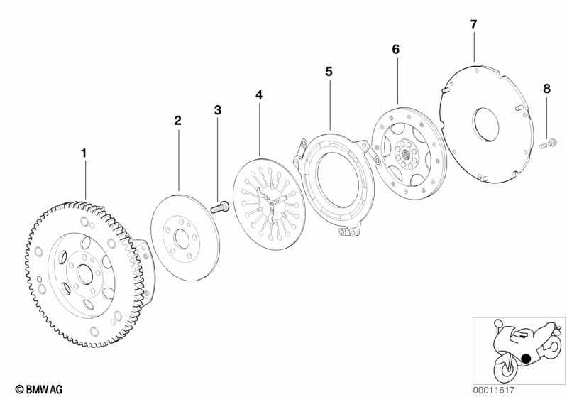 clutch parts diagram