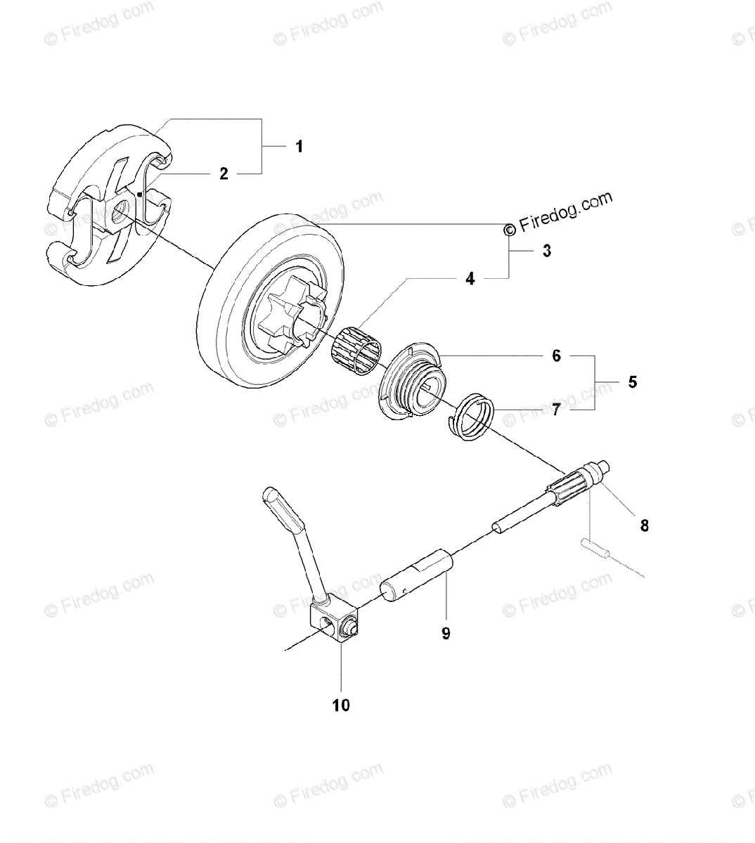 clutch parts diagram