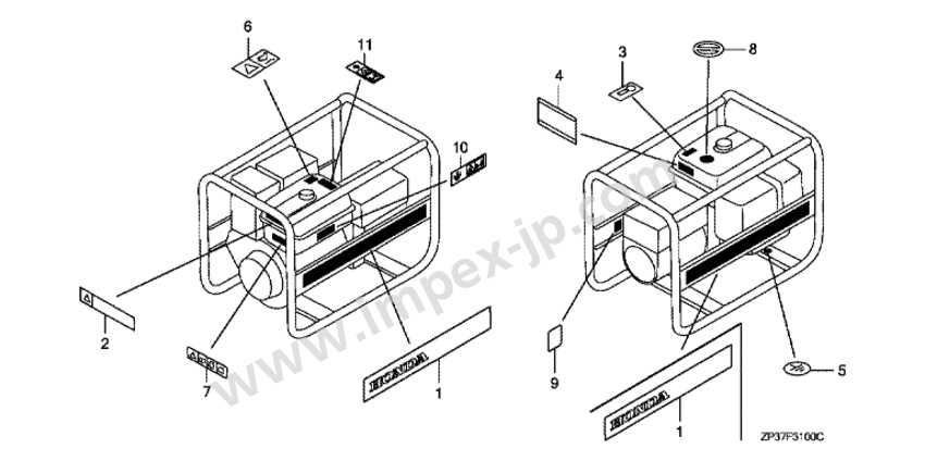 coleman powermate 5000 parts diagram