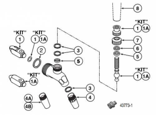 commercial faucet parts diagram