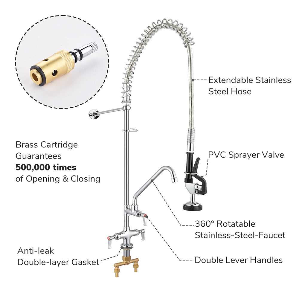 commercial faucet parts diagram