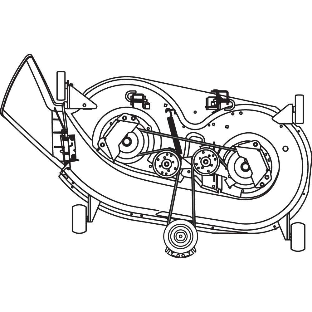 craftsman 42 inch mower deck parts diagram