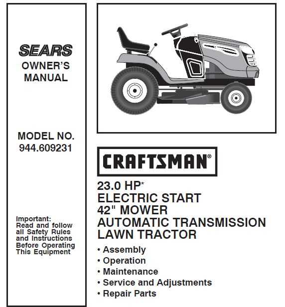 craftsman 42 riding mower parts diagram