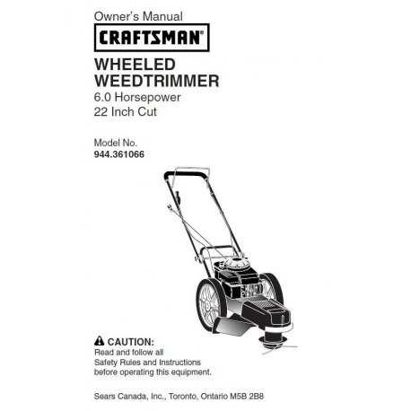 craftsman 917 mower parts diagram