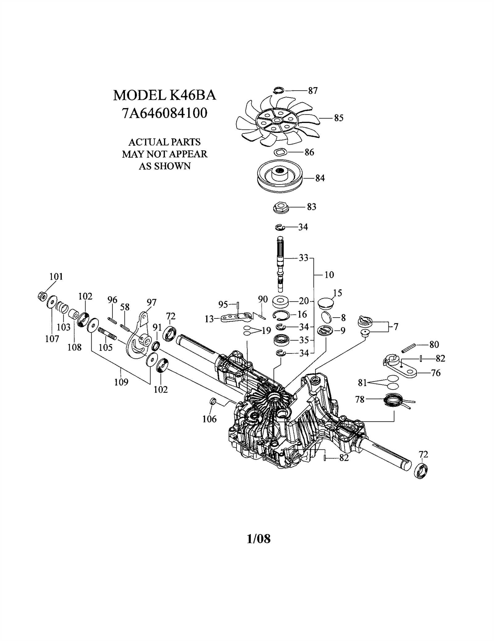 craftsman 917 parts diagram