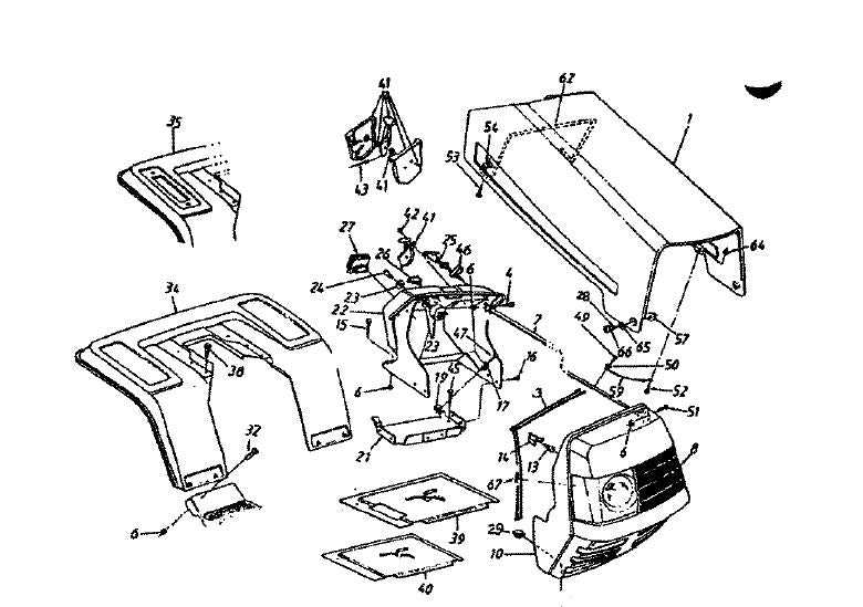 craftsman lt1000 steering parts diagram