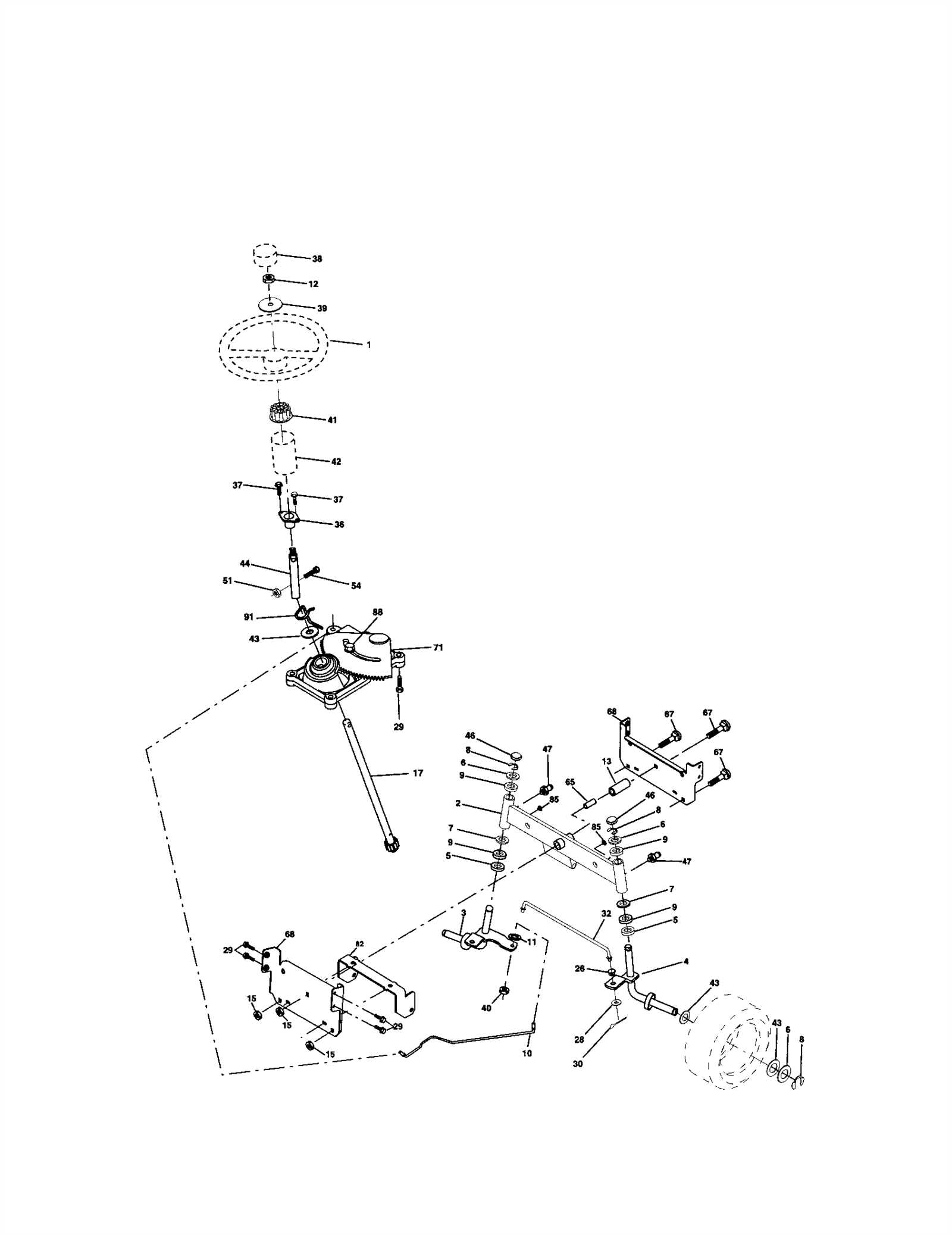 craftsman ltx1000 parts diagram