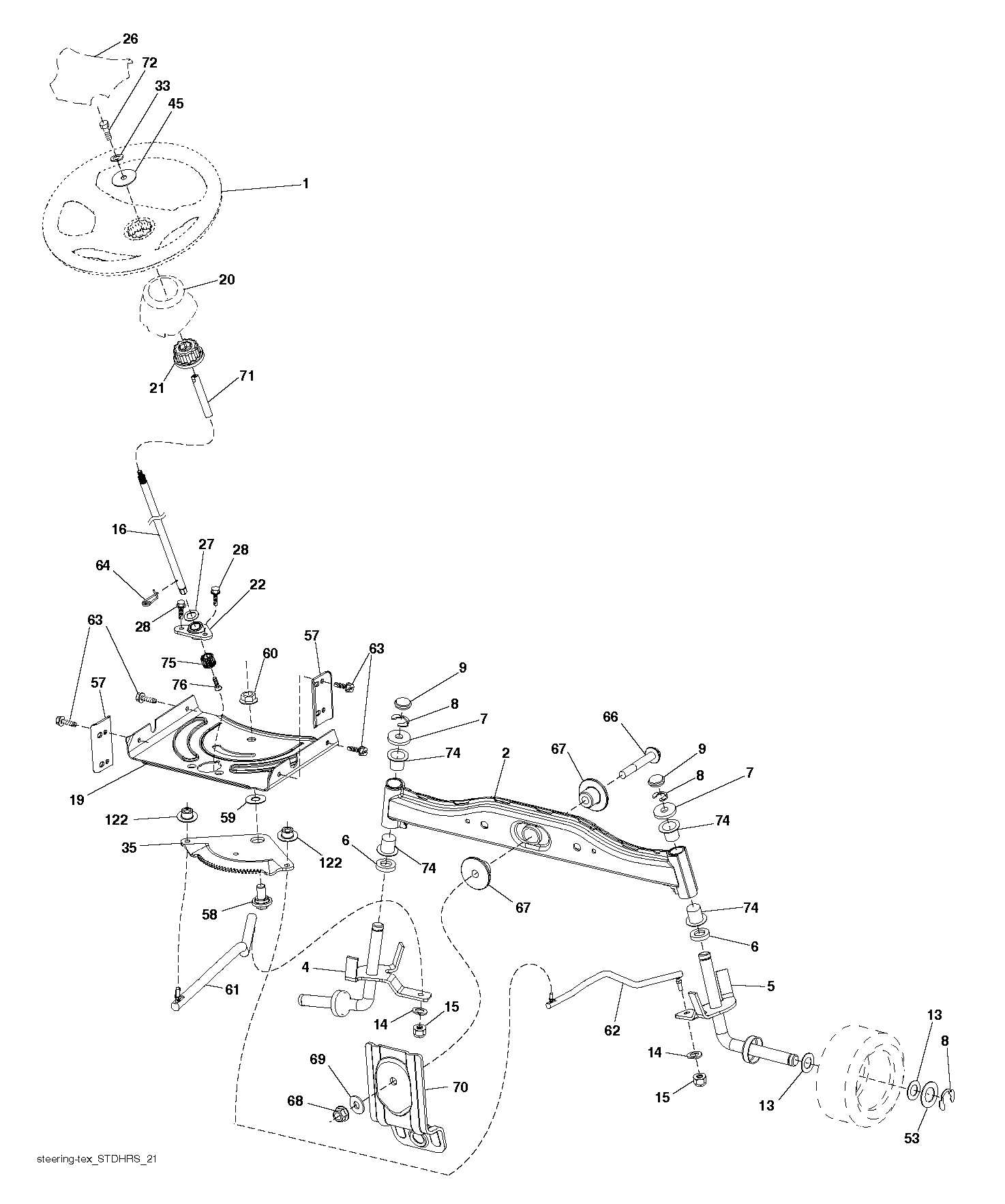 craftsman m110 parts diagram