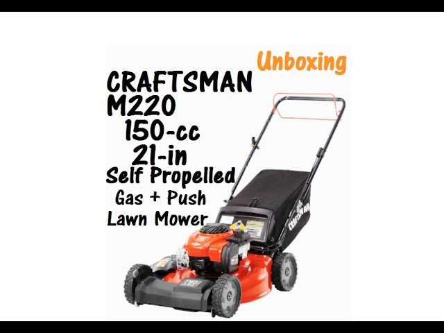 craftsman m220 lawn mower parts diagram