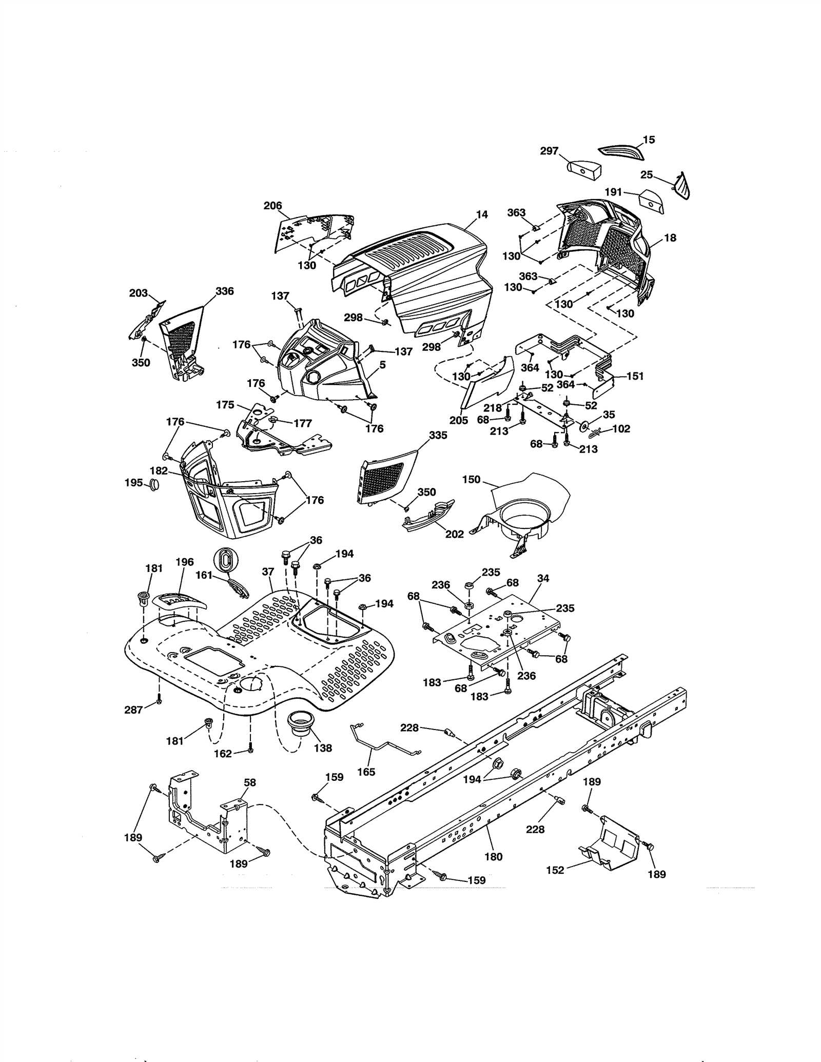 craftsman push lawn mower model 917 parts diagram