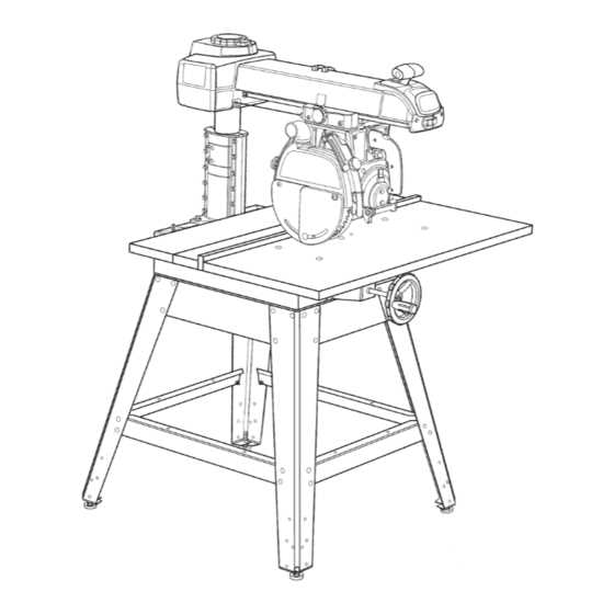 craftsman radial arm saw parts diagram