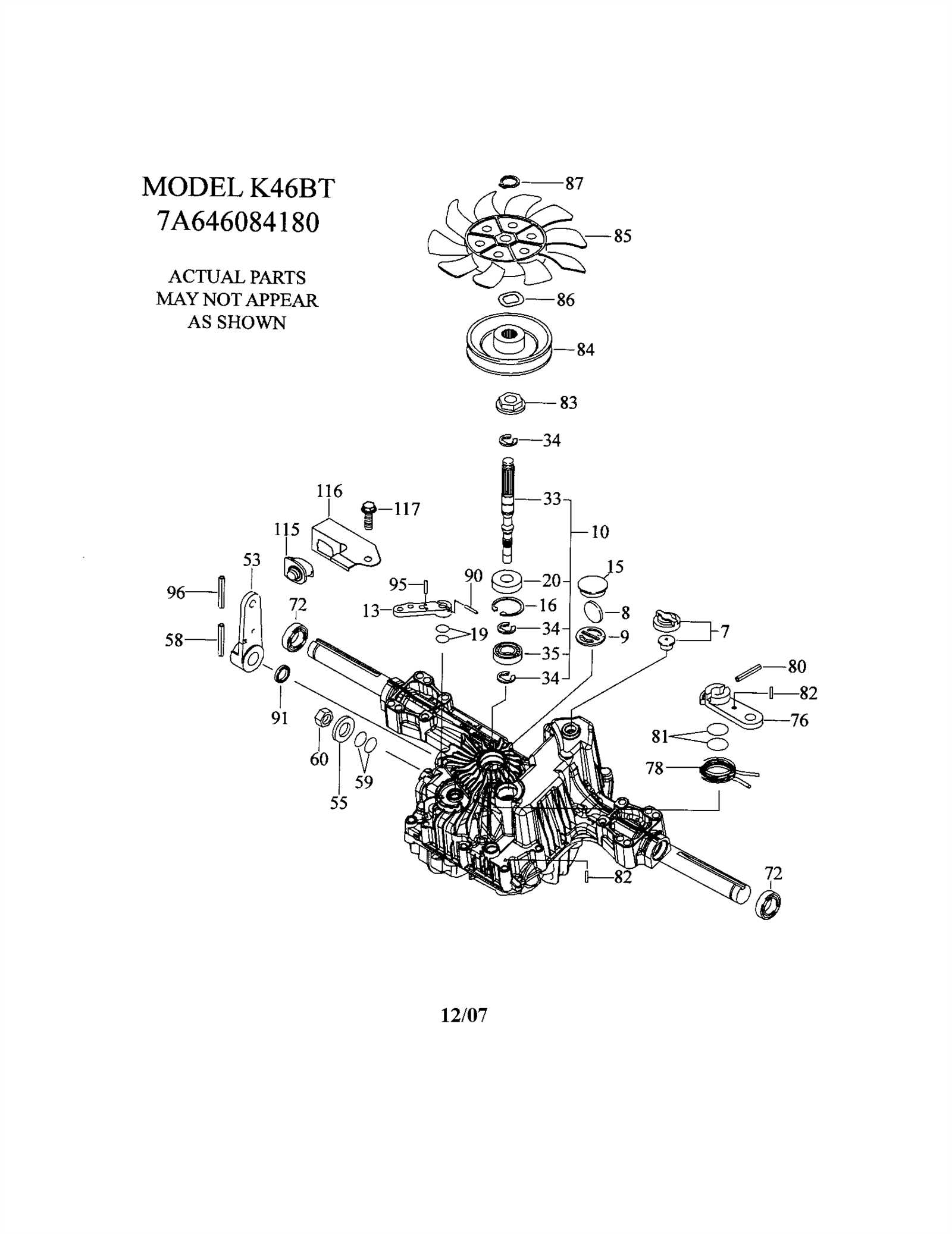 craftsman ys4500 parts diagram