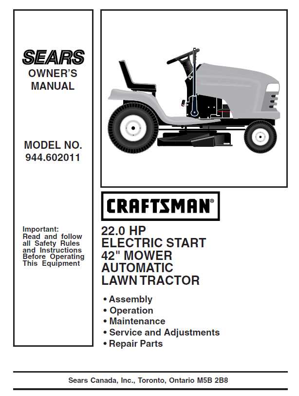 craftsman yts3000 parts diagram