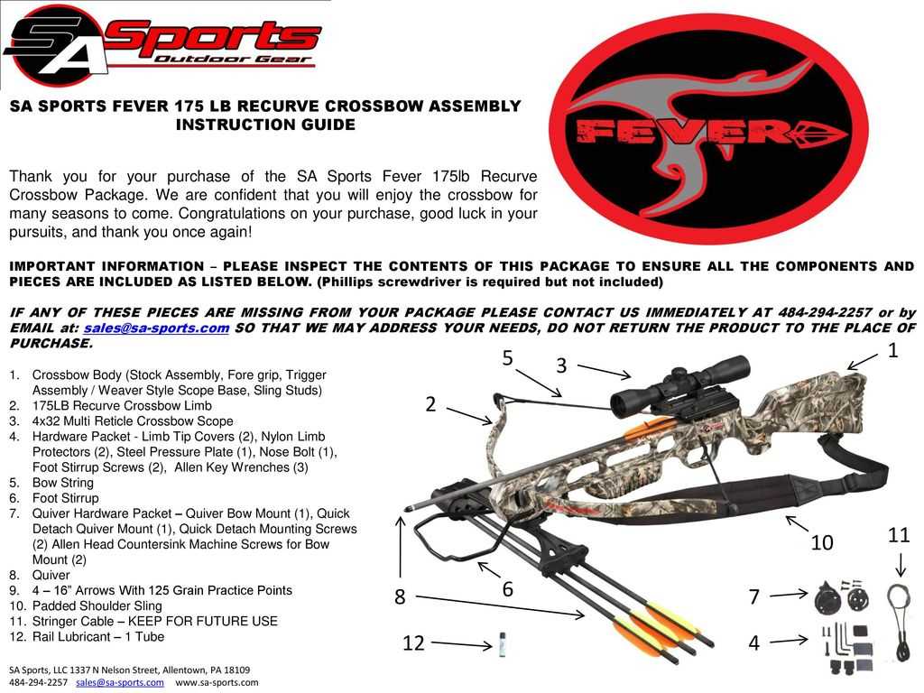 crossbow parts diagram