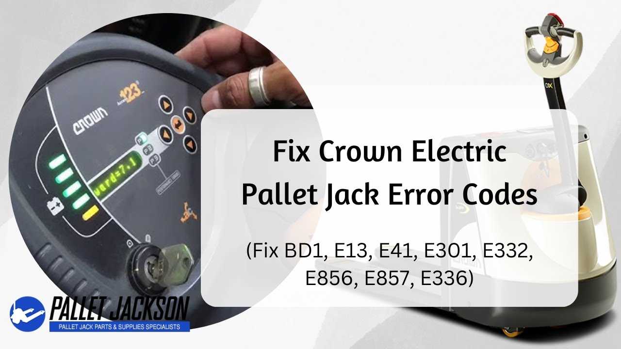 crown pallet jack parts diagram