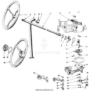 cub cadet steering parts diagram