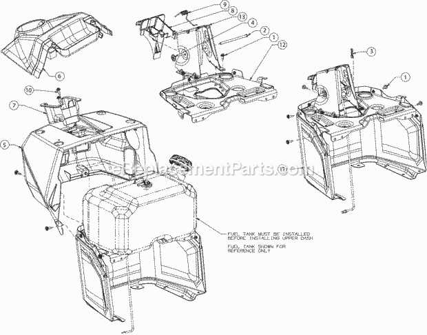 cub cadet xt1 42 parts diagram