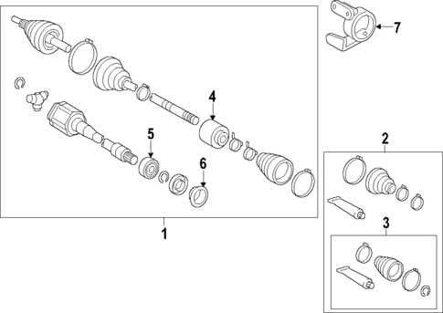 cv axle parts diagram