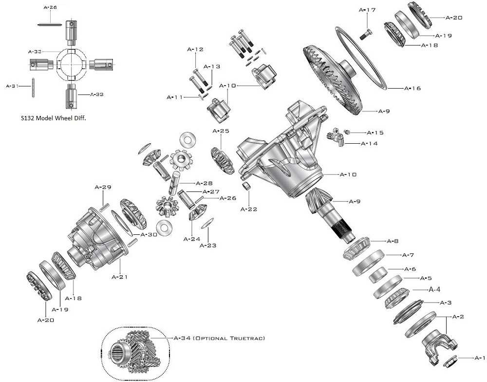 dana 30 parts diagram