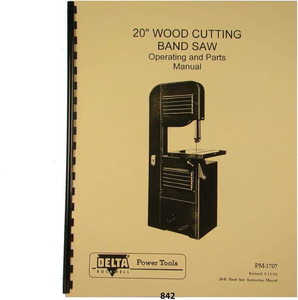 delta band saw parts diagram