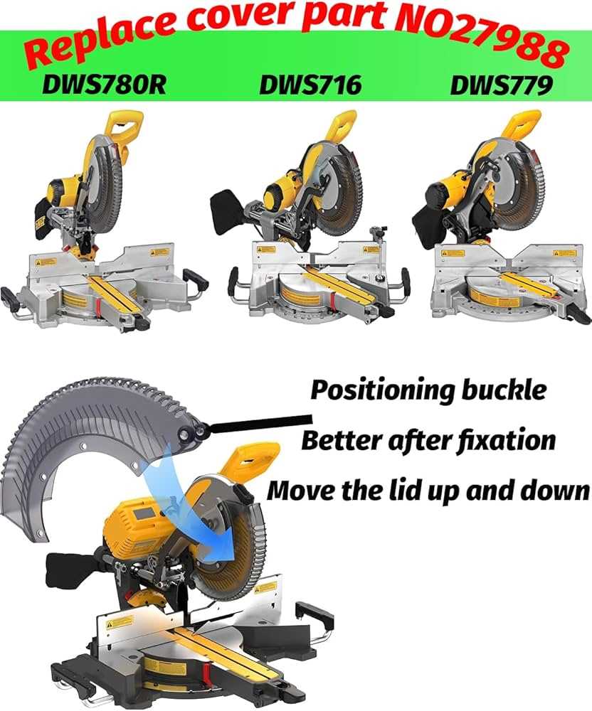 dewalt dws780 parts diagram