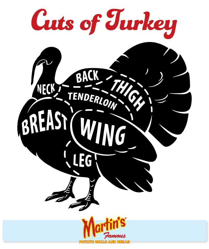 diagram parts of a turkey