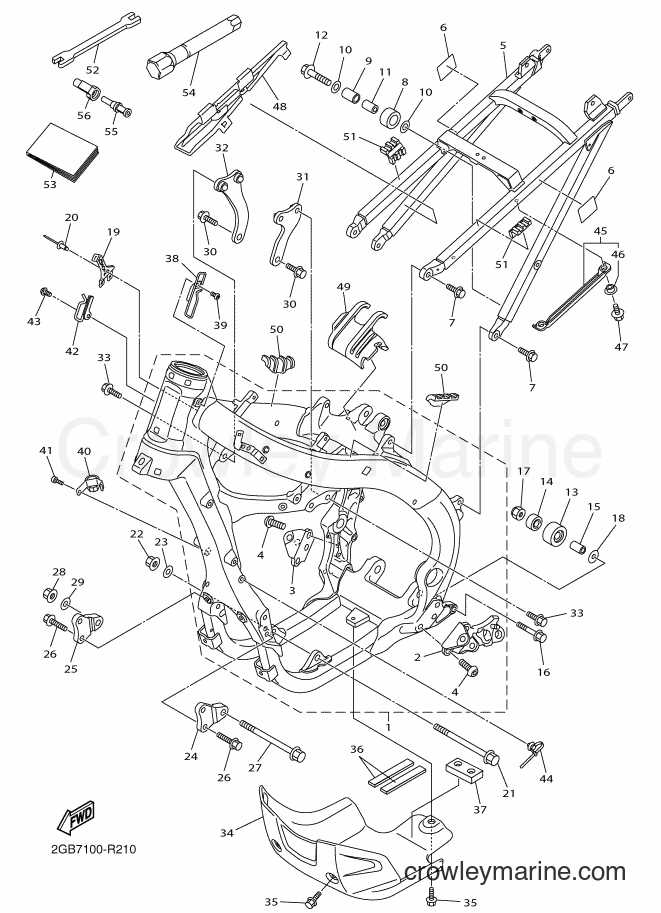 dirt bike parts diagram