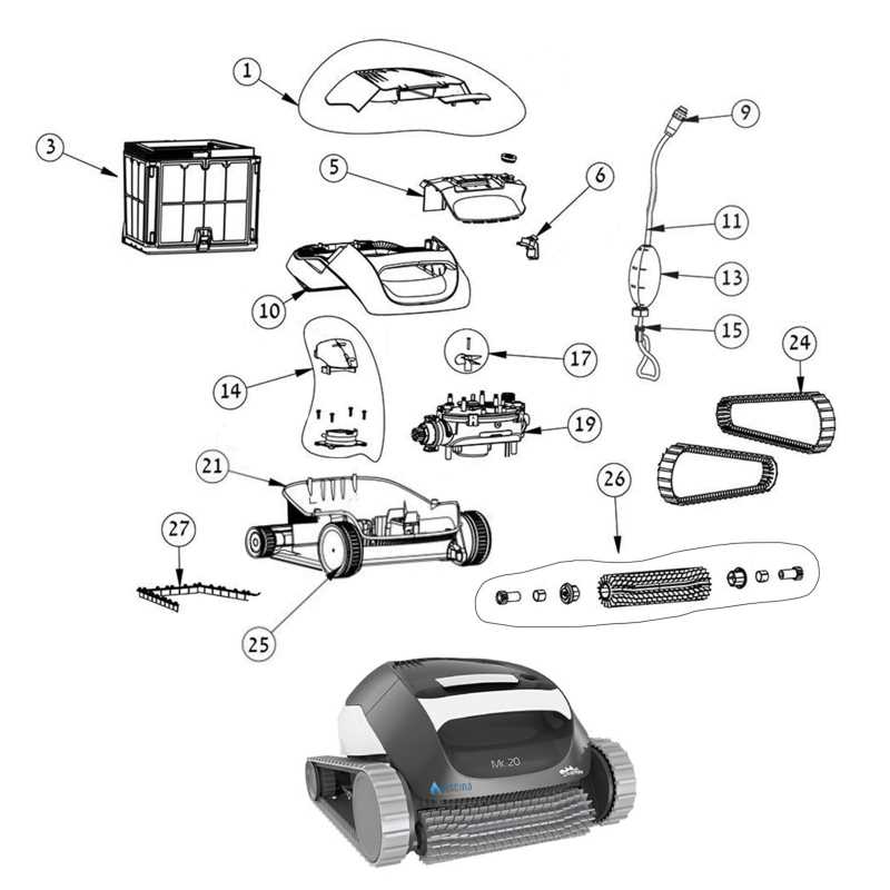 dolphin s200 parts diagram