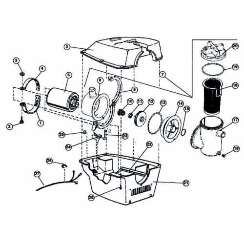 doughboy pool parts diagram