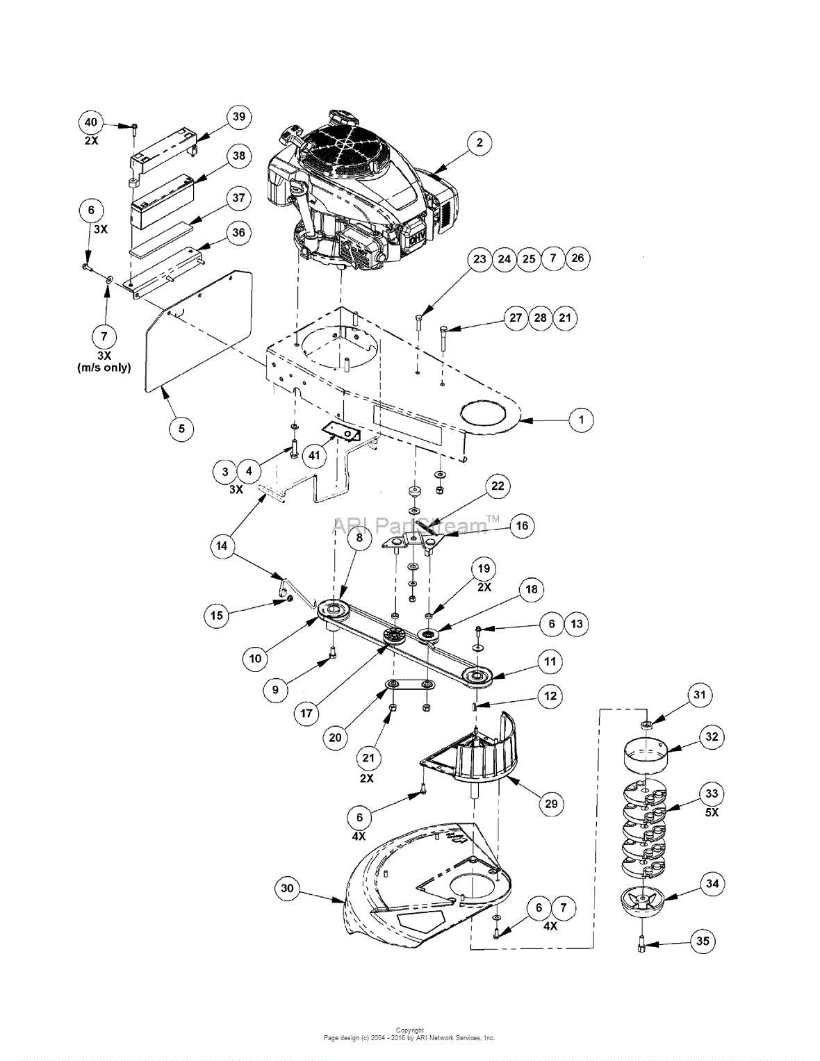 dr trimmer mower parts diagram