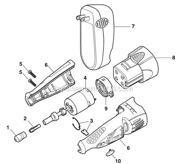 dremel parts diagram