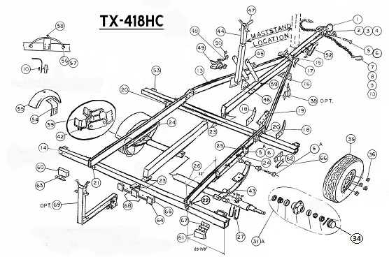 dump trailer parts diagram