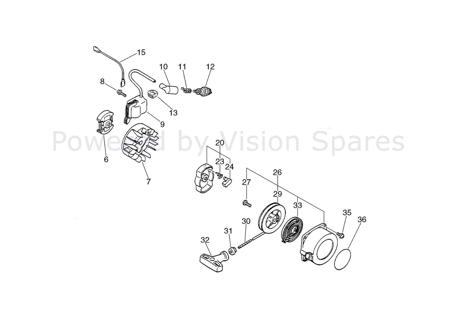 echo hedge trimmer parts diagram