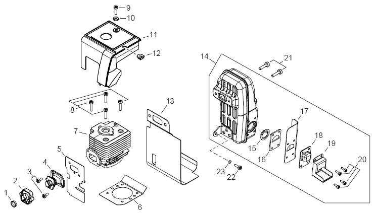 echo pb 770h parts diagram