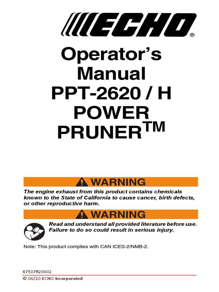 echo ppt 2620 parts diagram