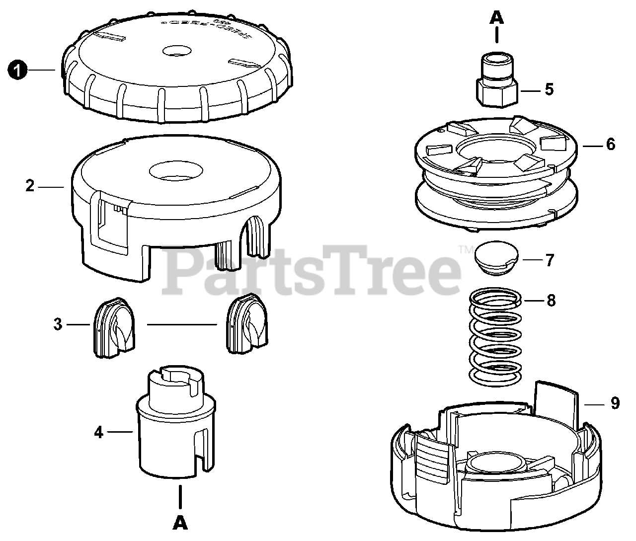 echo trimmer parts diagram