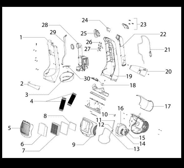 electrolux vacuum parts diagram