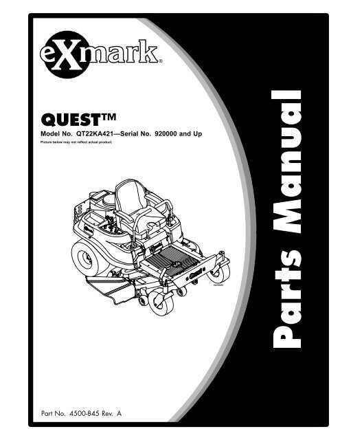 exmark quest parts diagram