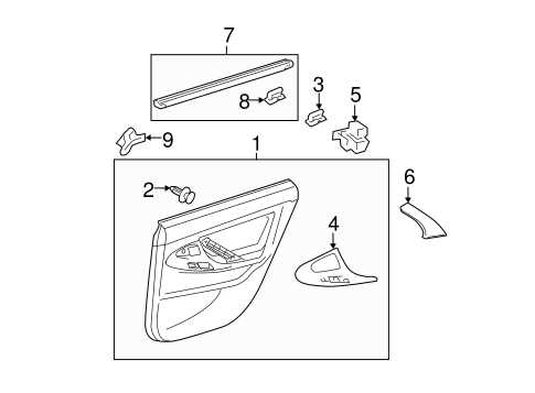 exterior toyota camry body parts diagram