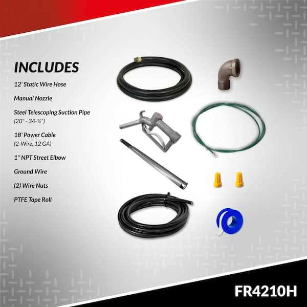 fill rite pump parts diagram