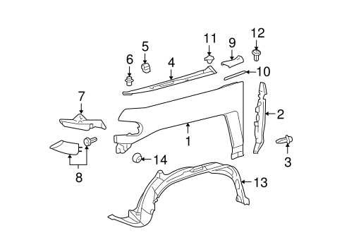 fj cruiser parts diagram