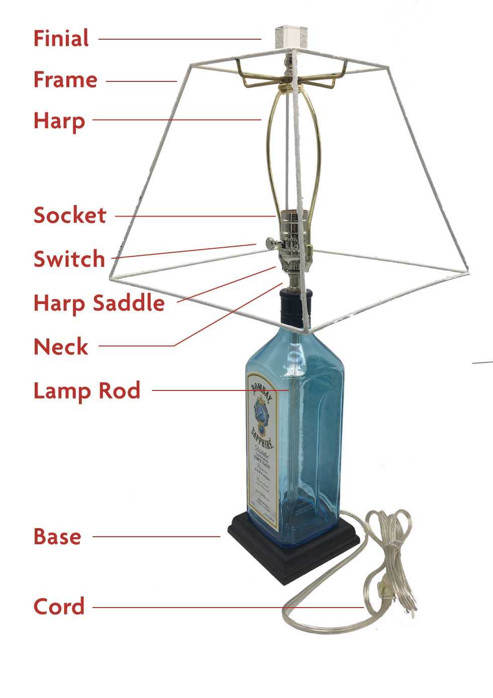 floor lamp parts diagram